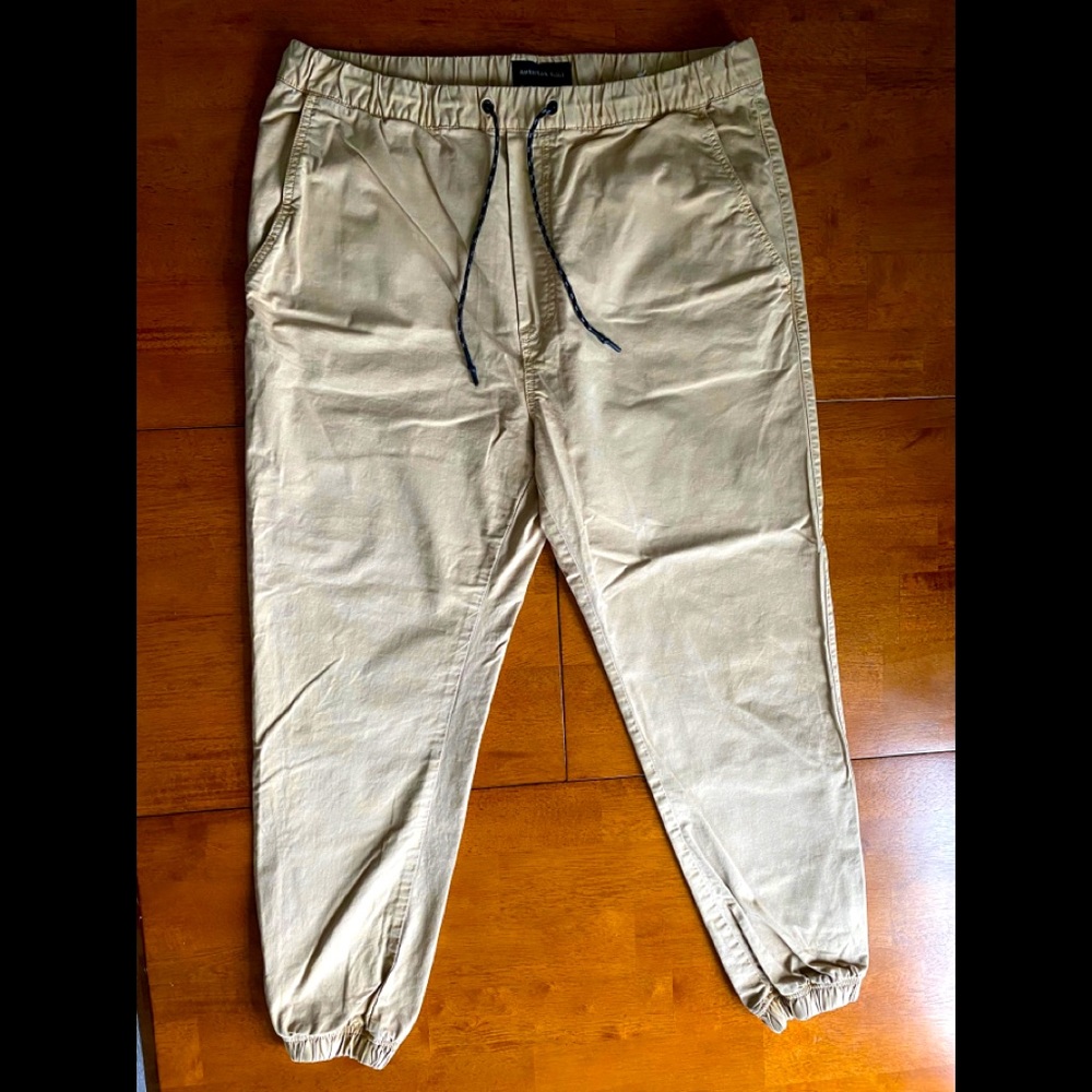 Beige Cargo Pants